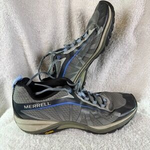 Merrell Siren Edge Womens Shoes Hiking Size 9 J35516‎ Gray Blue Vibram Outdoors